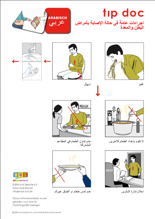 إجراءات عامة في حالة الإصابة بأمراض الأمعاء و المعدة